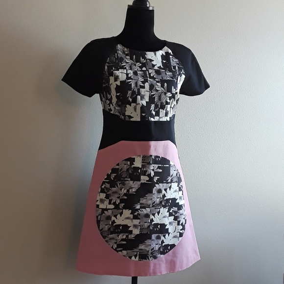 Tibi Arel Print Dress Women Size 6 - Picture 2 of 9